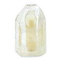 Bergkristall Spitze Angebohrt